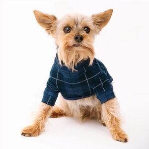 NWT Smash + Tess Rover Romper Plaid Dog T Shirt